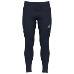 Nordic Trousers Odlo Ceramiwarm Tights Dark Sapphire