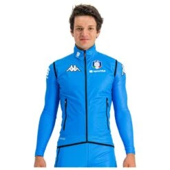Sleeveless Jacket Sportful Italia Apex Vest Light Blue