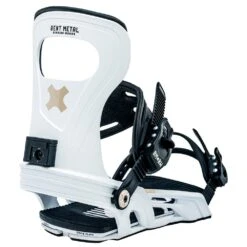 Snowboard Binding Bent Metal Metta White