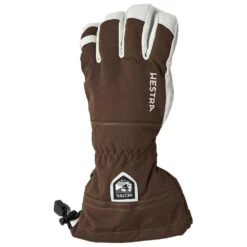 Gloves Hestra Army Leather Heli Ski Fing Espresso