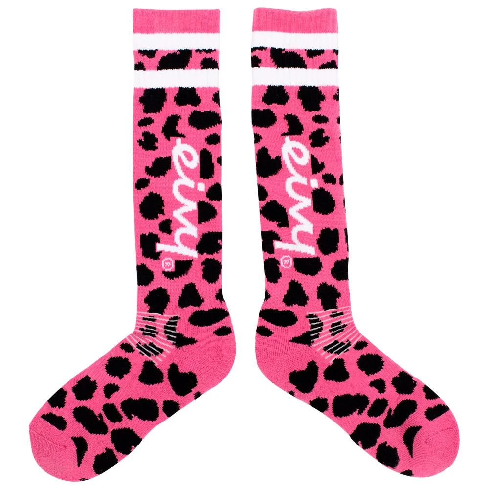 Socks Eivy Cheerleader Wool Pink Cheetah 3 Socks Eivy Cheerleader Wool Pink Cheetah
