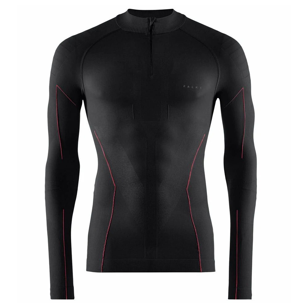 Nordic Thermal Underwear Falke Warm Zip Shirt Tight Fit Black Fuego 3 Nordic Thermal Underwear Falke Warm Zip Shirt Tight Fit Black Fuego
