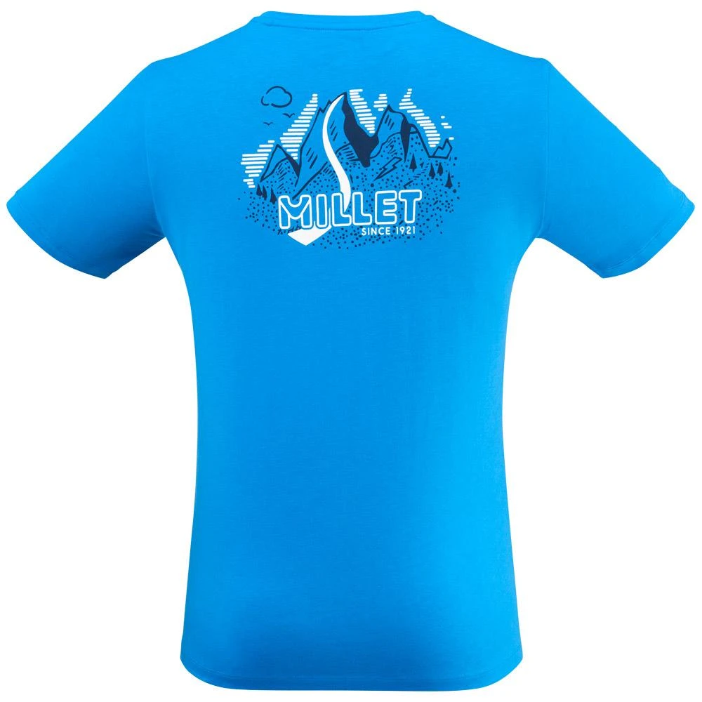 Tee-Shirt Millet Heritage Jorasses Shortsleeve Electric Blue 4 Tee-Shirt Millet Heritage Jorasses Shortsleeve Electric Blue - Image 2