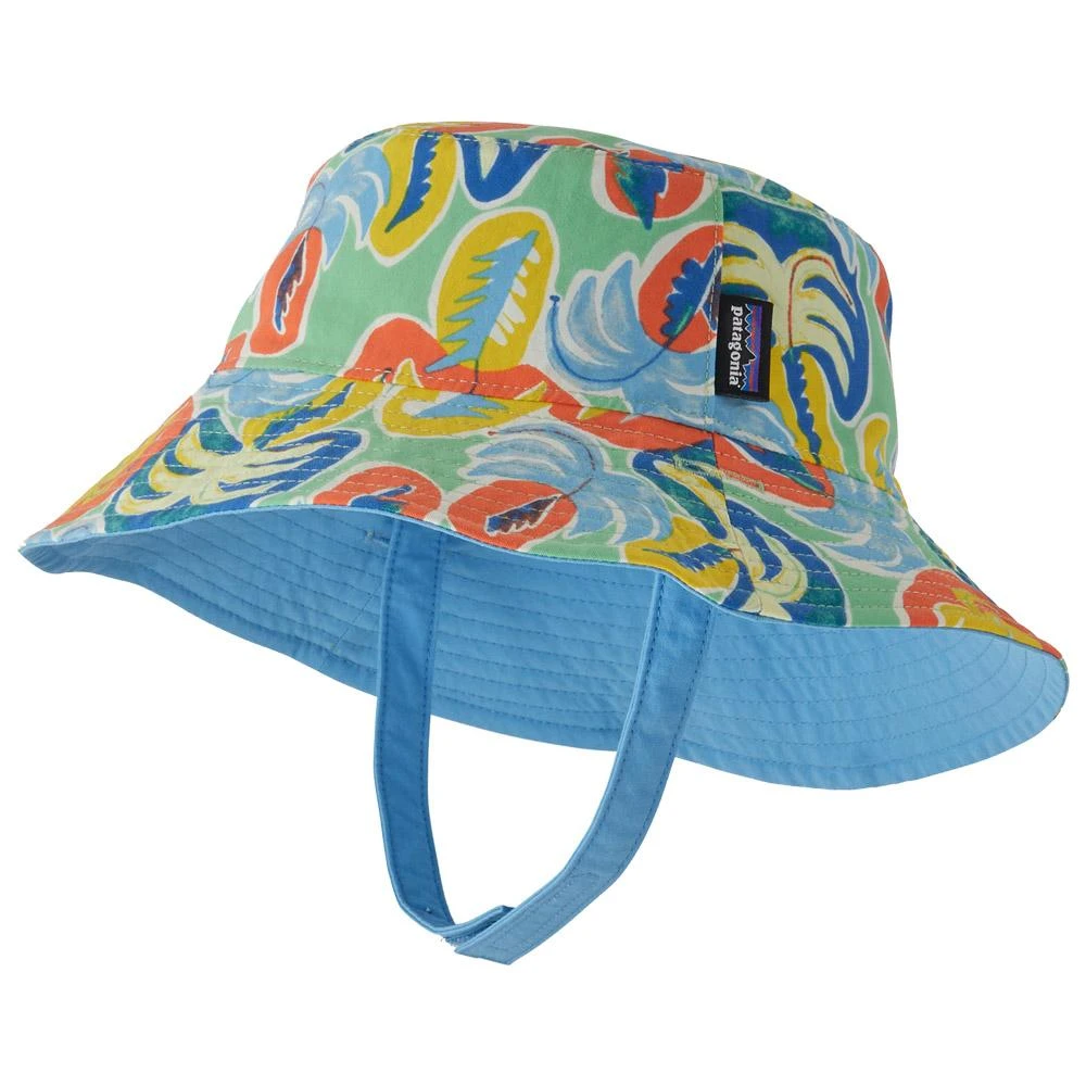 Bucket Hat Patagonia Baby Sun Bucket Hat Community Bloom Green 4 Bucket Hat Patagonia Baby Sun Bucket Hat Community Bloom Green - Image 2