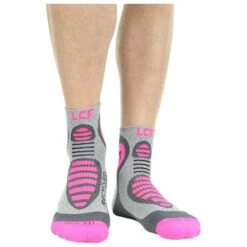 Socks La Chaussette De France Run Recycled Gris Rose Fluo -Glis Shop 153c75e8ffd36d75a299d2a1321137beb8682132 H22CHFRCHA2207565 4