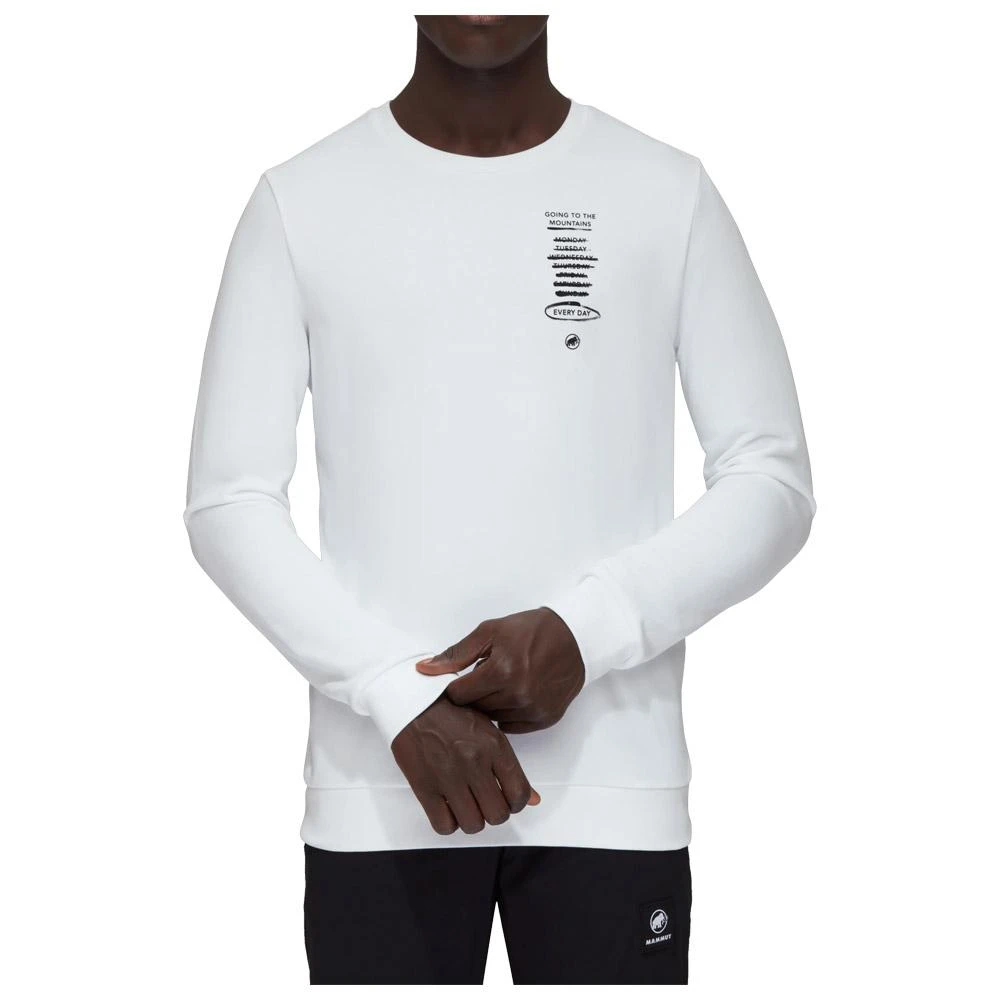 Sweatshirt Mammut Core ML Crew Neck Every Day White 6 Sweatshirt Mammut Core ML Crew Neck Every Day White - Image 4