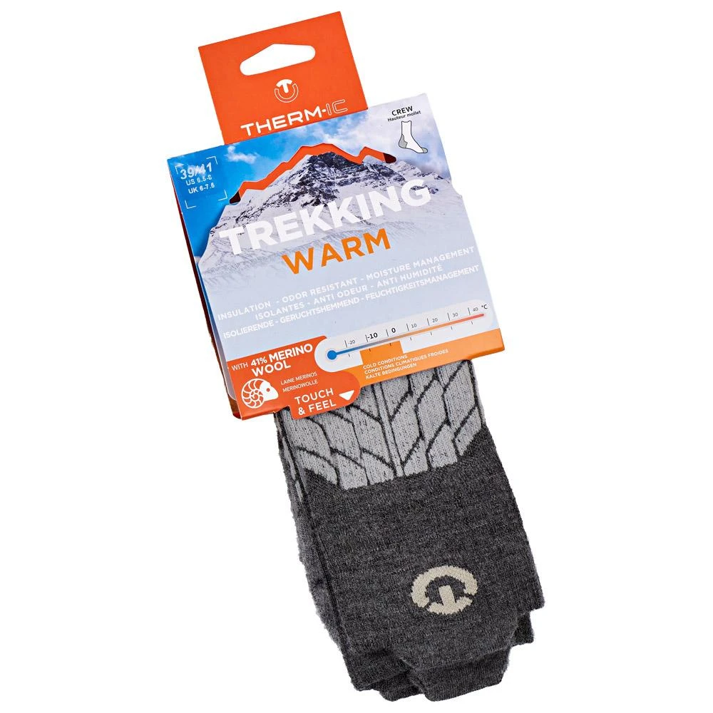 Socks Therm-Ic Trekking Warm Grey Light Grey 8 Socks Therm-Ic Trekking Warm Grey Light Grey - Image 6