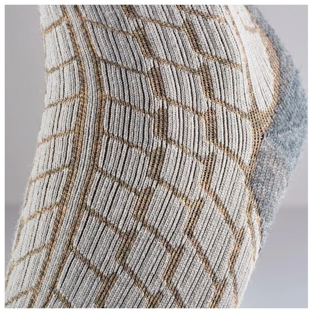 Socks Therm-Ic Trekking Warm Lady Beige Grey 5 Socks Therm-Ic Trekking Warm Lady Beige Grey - Image 3