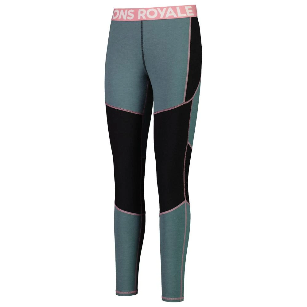 Technical Underwear Mons Royale Europe W's Olympus Legging Burnt Sage Black 4 Technical Underwear Mons Royale Europe W's Olympus Legging Burnt Sage Black - Image 2
