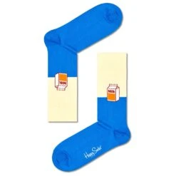 Socks Happy Socks Milk Sock Sock Bleu