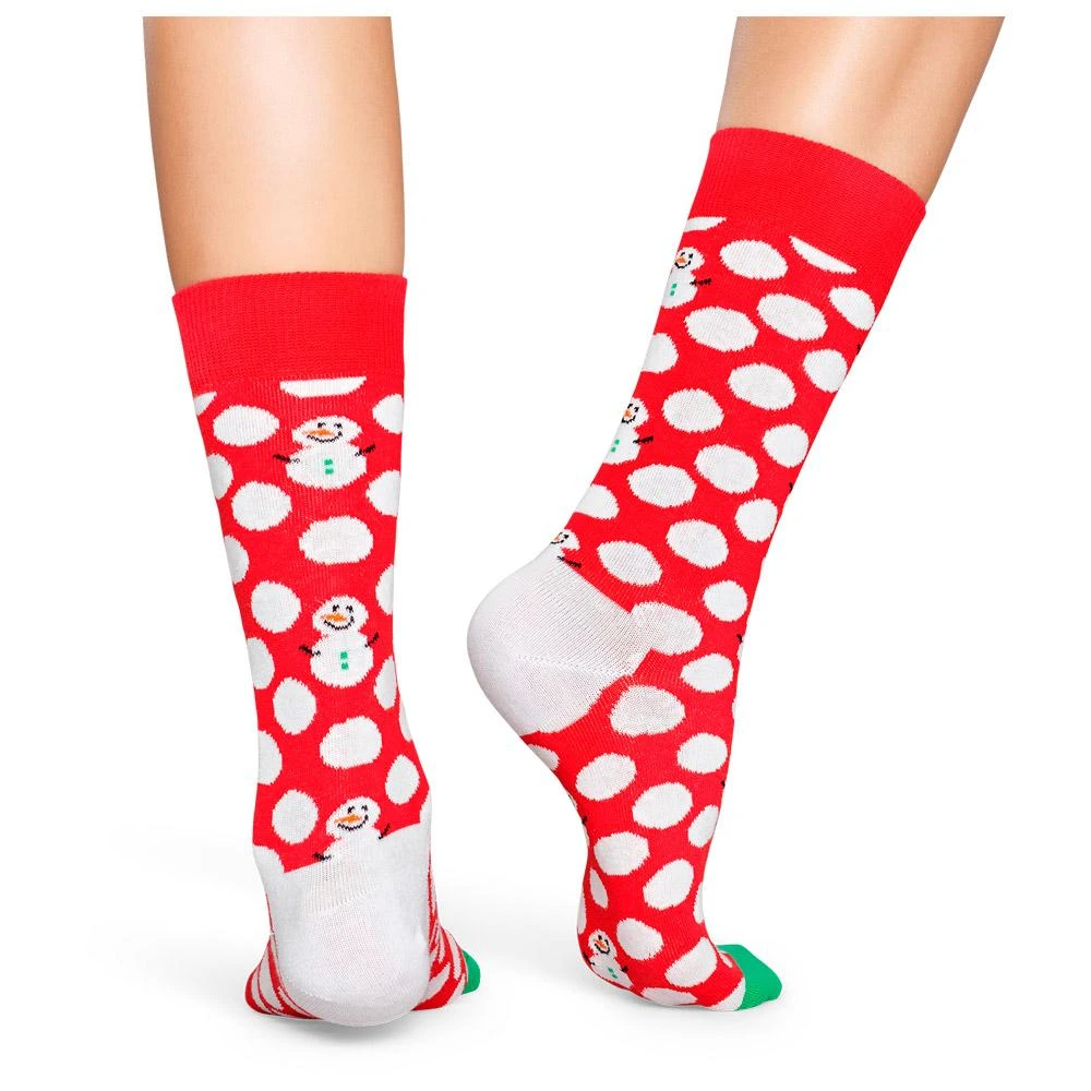 Socks Happy Socks Big Dot Snowman Rouge 5 Socks Happy Socks Big Dot Snowman Rouge - Image 3