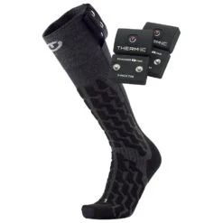 Socks Therm-Ic Powersock Set Heat Fusion Uni + S-Pack 700 Black Grey