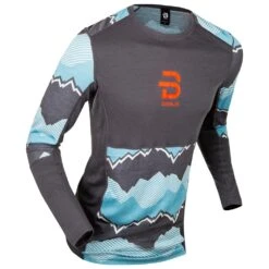 Nordic Thermal Underwear Bjorn Daehlie Mountain Wool Long Sleeve Delphium Blue
