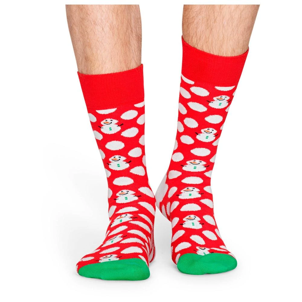 Socks Happy Socks Big Dot Snowman Rouge 4 Socks Happy Socks Big Dot Snowman Rouge - Image 2