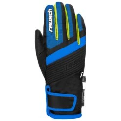 Gloves Reusch Duke R-Tex Xt Junior Black Brilliant Blue Safety Yellow