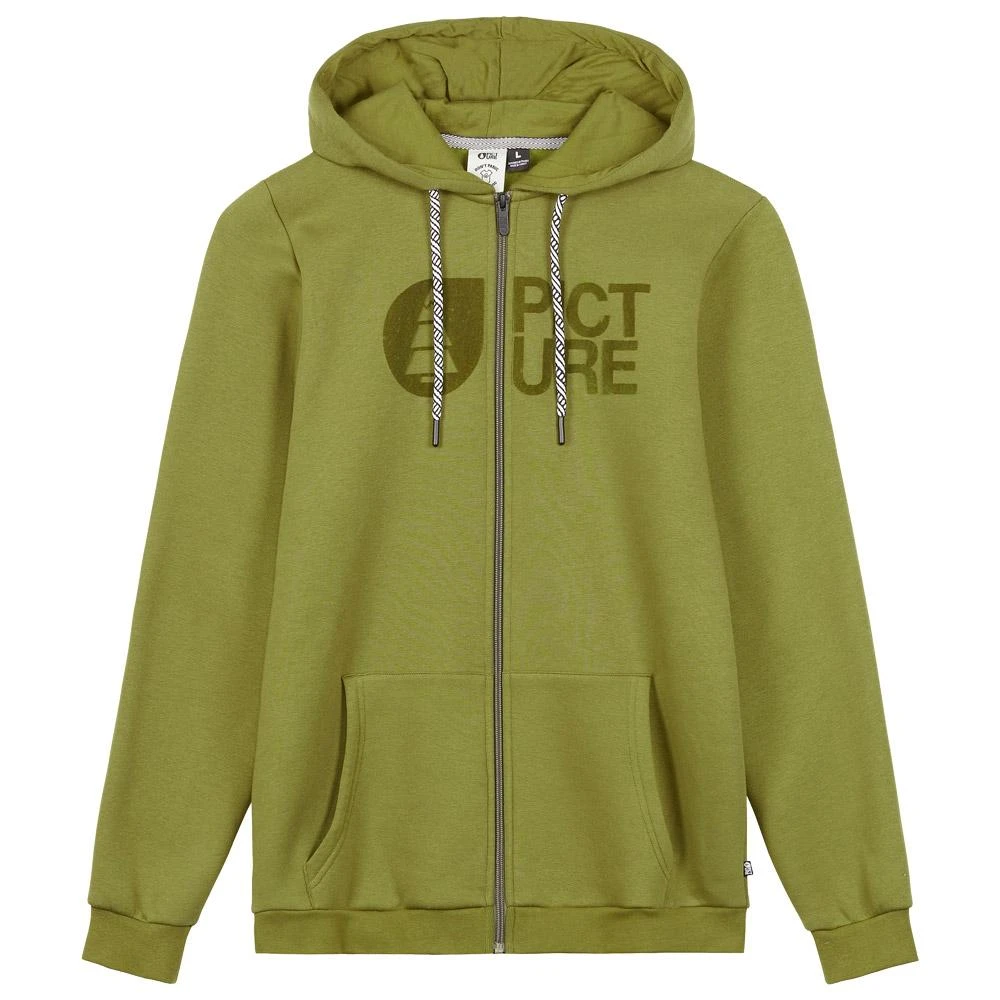 Picture Basement Flock Zip Army Green 3 Picture Basement Flock Zip Army Green