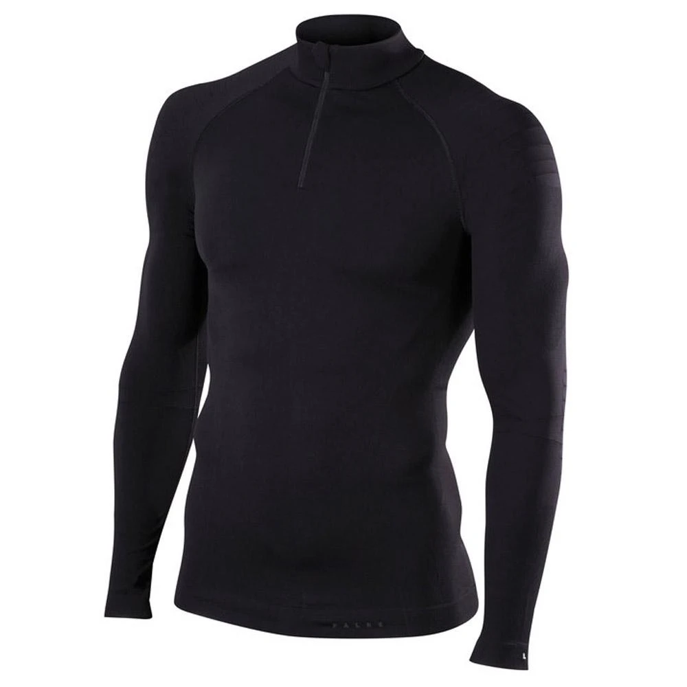 Nordic Thermal Underwear Falke Warm Zip Shirt Tight Fit Black 3 Nordic Thermal Underwear Falke Warm Zip Shirt Tight Fit Black