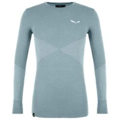 Technical Underwear Salewa Zebru Fresh Merino Responsive LS Tee M Flint Stone