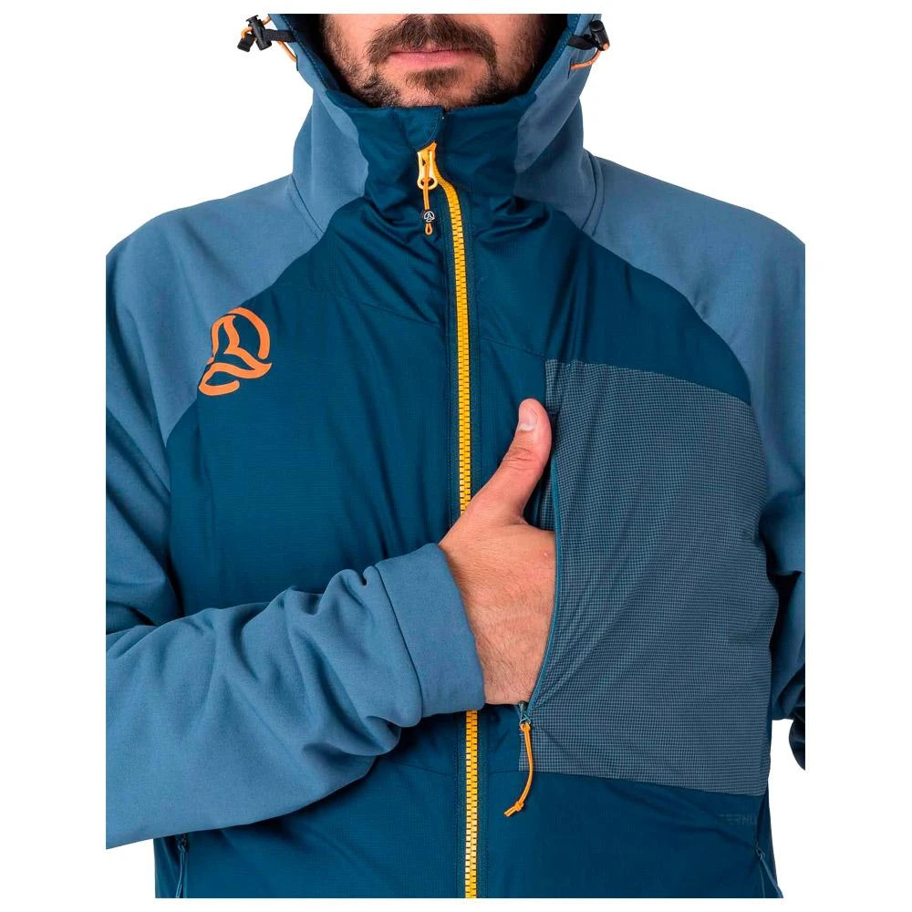 Ski Jacket Ternua Kuantum Hybrid Hood Jkt M Dark Teal 11 Ski Jacket Ternua Kuantum Hybrid Hood Jkt M Dark Teal - Image 9