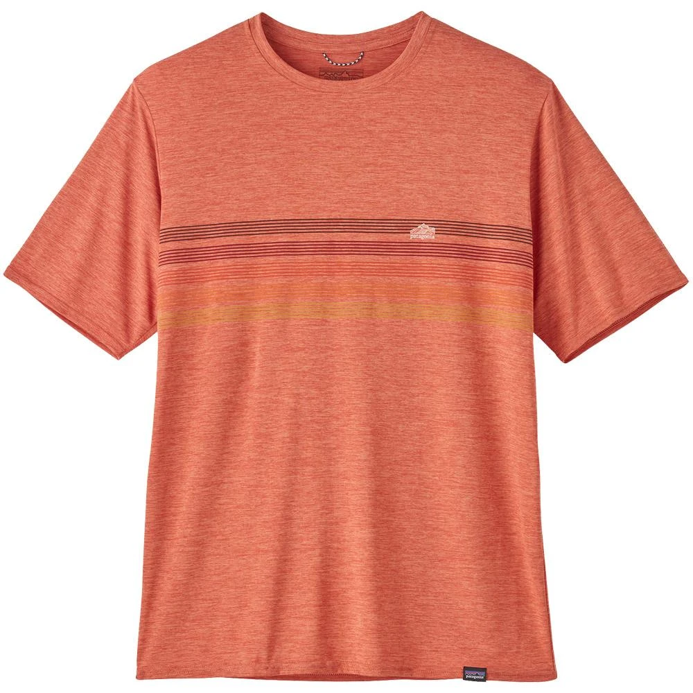 Tee-Shirt Patagonia M's Cap Cool Daily Graphic Line Logo Ridge Stripe 3 Tee-Shirt Patagonia M's Cap Cool Daily Graphic Line Logo Ridge Stripe
