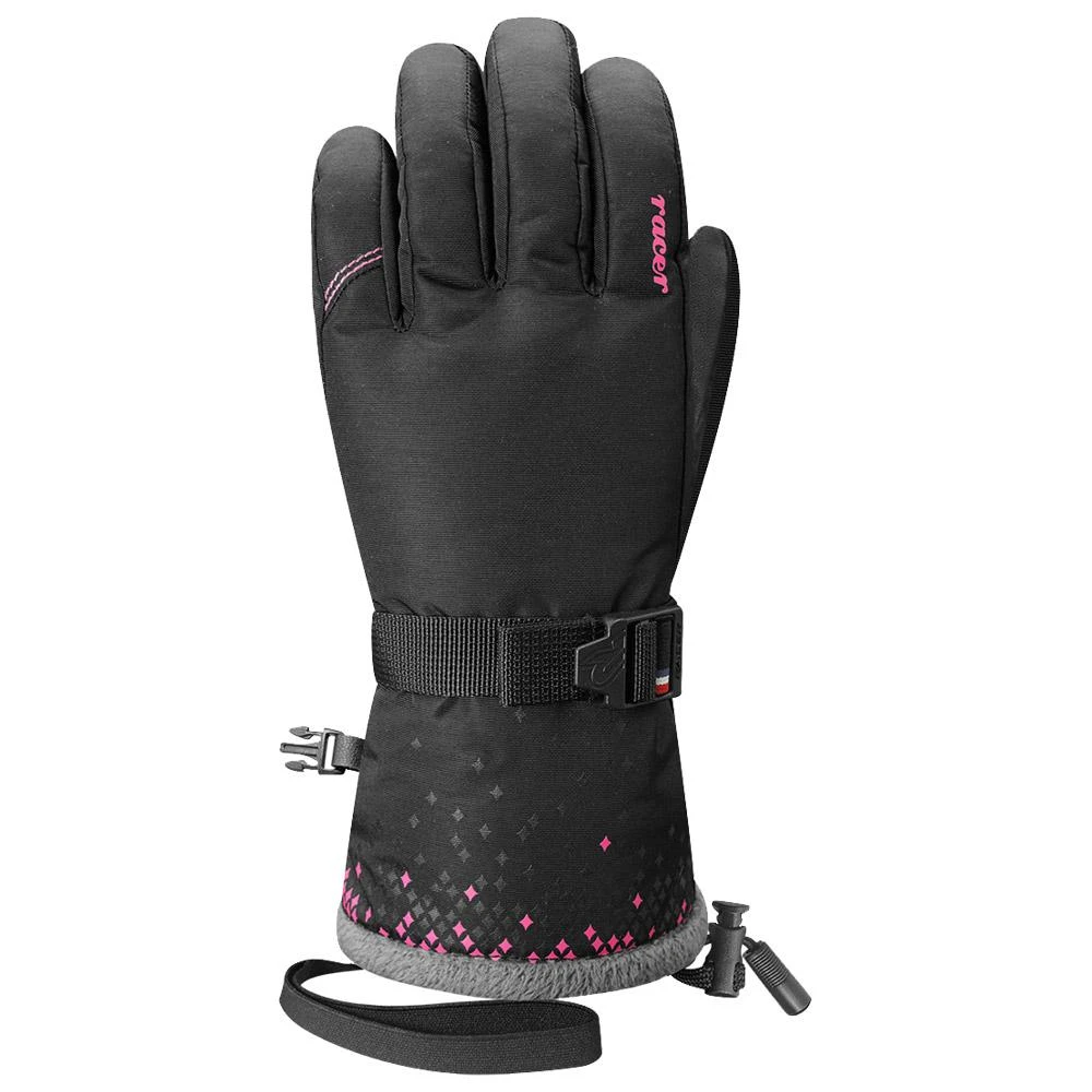 Gloves Racer Aurore 8 Black Pink 3 Gloves Racer Aurore 8 Black Pink