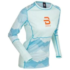Nordic Thermal Underwear Bjorn Daehlie Mountain Wool Long Sleeve Wmn Iced Aqua