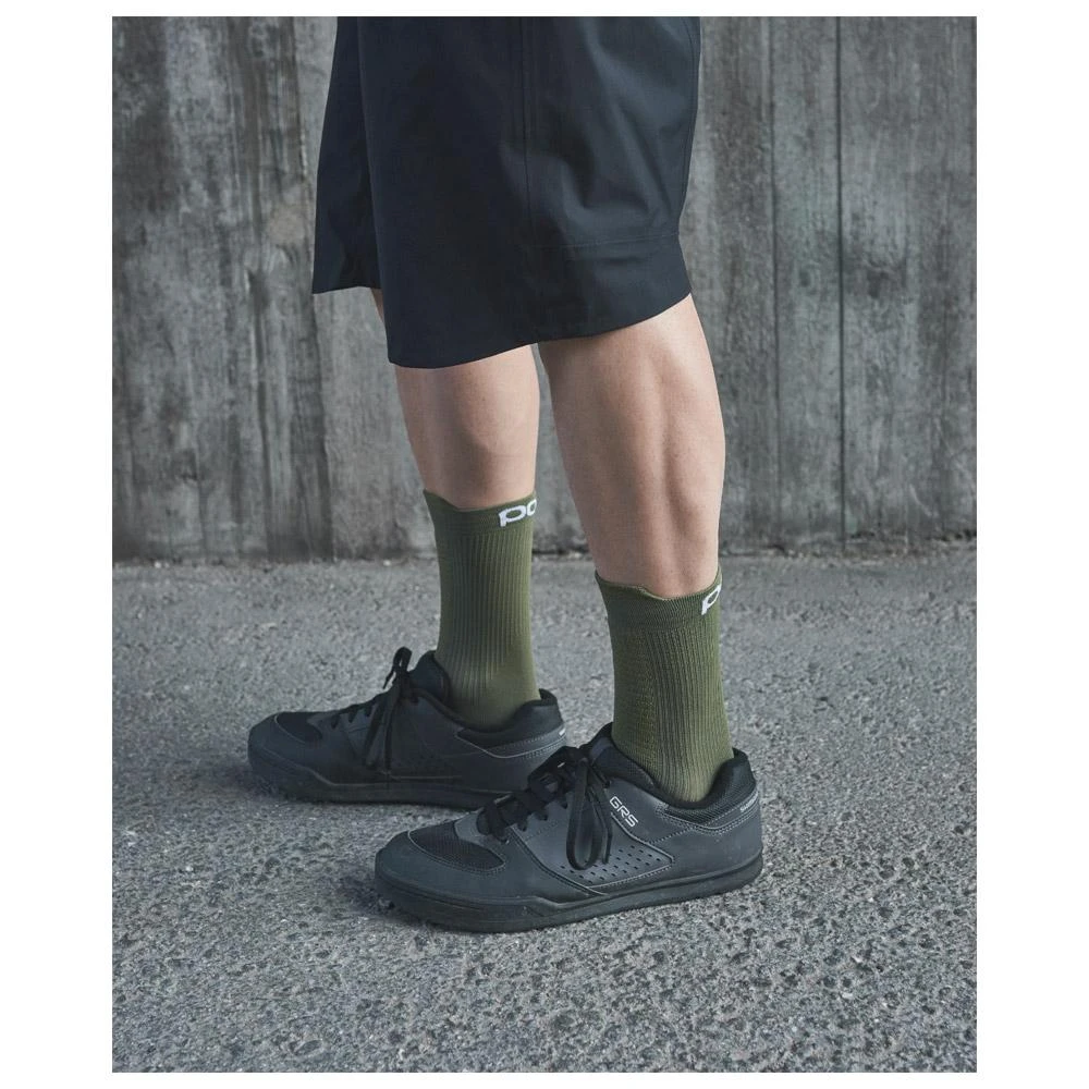 Socks Poc Lithe Mtb Sock Mid Epidote Green 4 Socks Poc Lithe Mtb Sock Mid Epidote Green - Image 2