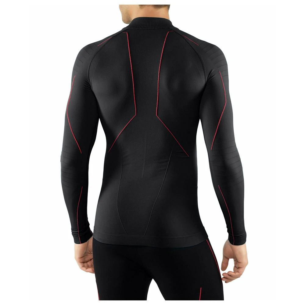 Nordic Thermal Underwear Falke Warm Zip Shirt Tight Fit Black Fuego 4 Nordic Thermal Underwear Falke Warm Zip Shirt Tight Fit Black Fuego - Image 2