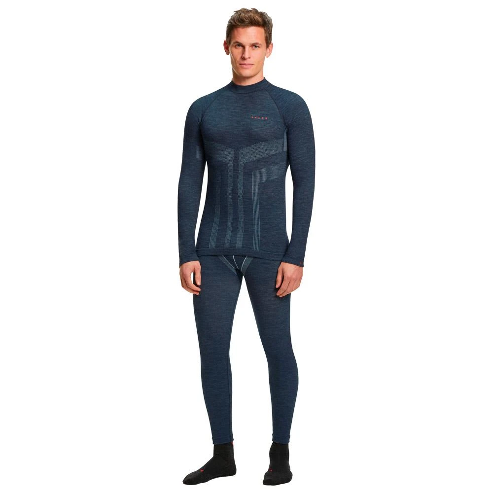 Technical Underwear Falke Wool-Tech Longsleeved Shirt Trend M Space Blue 6 Technical Underwear Falke Wool-Tech Longsleeved Shirt Trend M Space Blue - Image 4