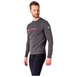 Sweater Rossignol Odysseus Round Neck Heather Grey -Glis Shop 44e5aa40ddad1524de689c1c151dc8e5d99781e4 H23ROSSTEH3375206 3