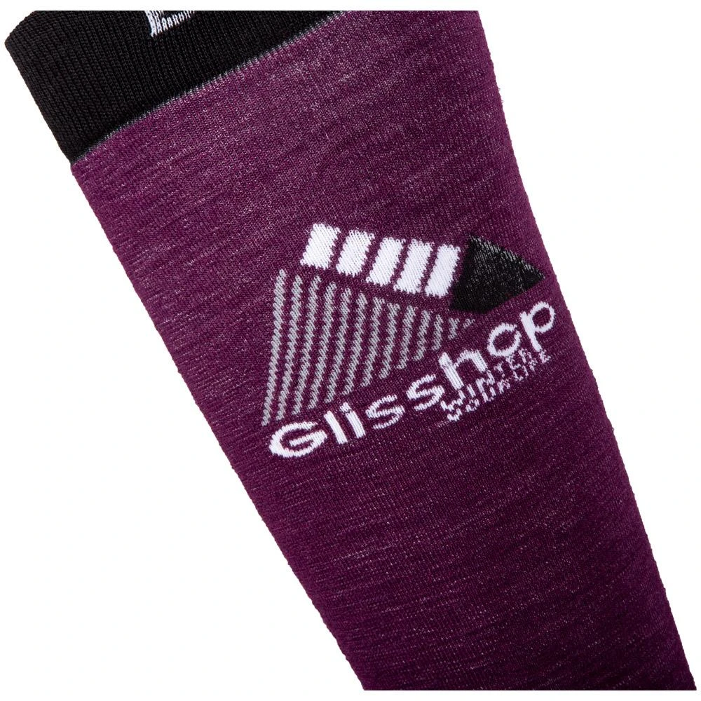 Socks La Chaussette De France Merino Ski Socks Women Mauve 6 Socks La Chaussette De France Merino Ski Socks Women Mauve - Image 4