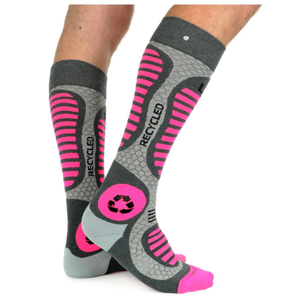 Socks La Chaussette De France Ski-Recycled Gris Rose 6 Socks La Chaussette De France Ski-Recycled Gris Rose - Image 4