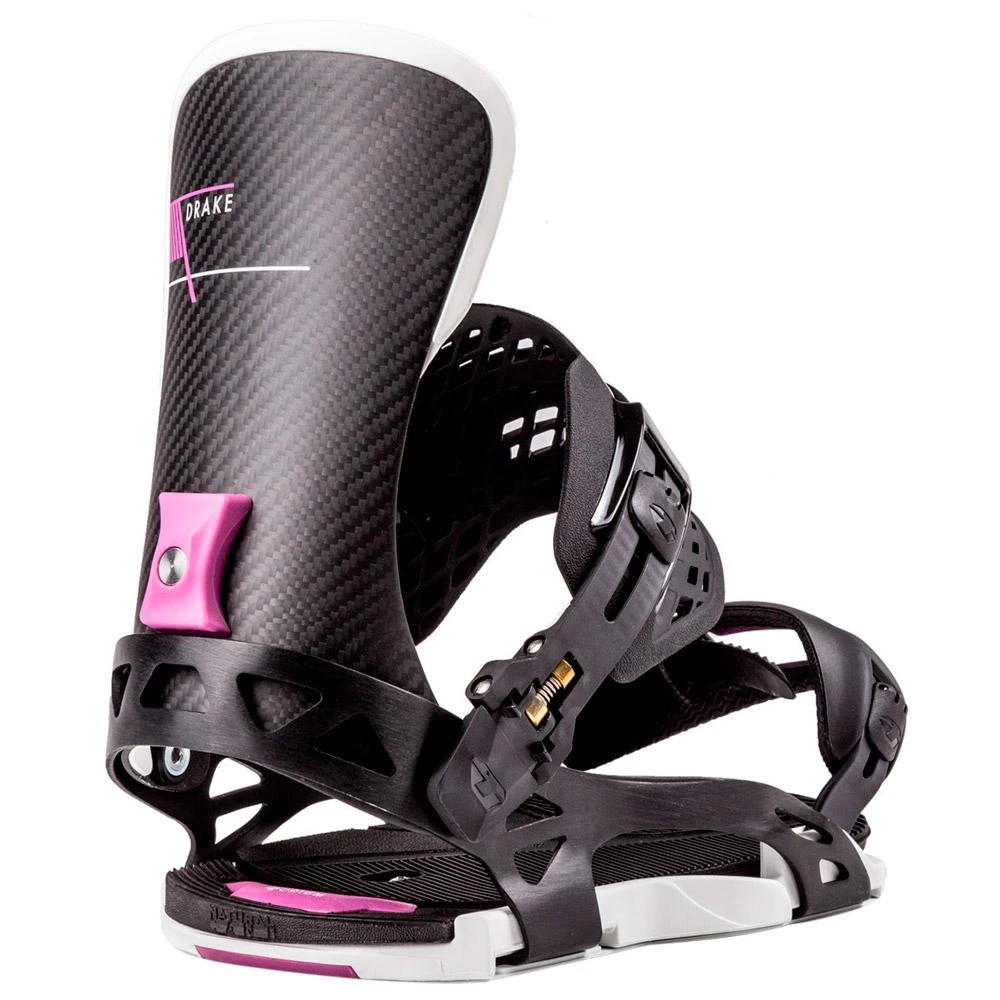Snowboard Binding Drake Podium FF Black White 4 Snowboard Binding Drake Podium FF Black White - Image 2