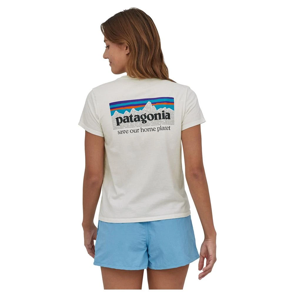 Tee-Shirt Patagonia P-6 Mission Organic Birch White 7 Tee-Shirt Patagonia P-6 Mission Organic Birch White - Image 5