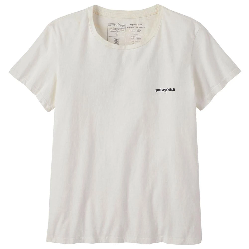 Tee-Shirt Patagonia P-6 Mission Organic Birch White 3 Tee-Shirt Patagonia P-6 Mission Organic Birch White