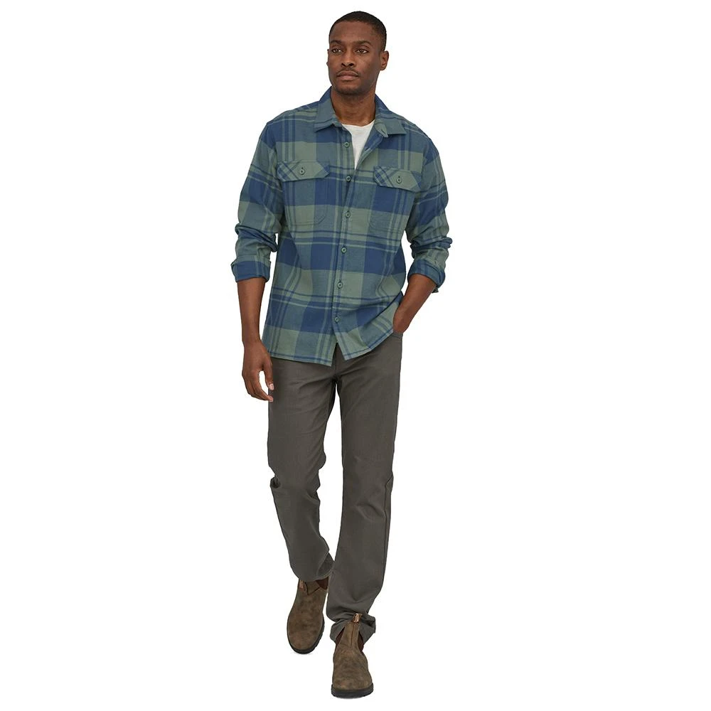 Shirt Patagonia Long Sleeved Organic Cotton Flannel Live Oak Hemlock Green 6 Shirt Patagonia Long Sleeved Organic Cotton Flannel Live Oak Hemlock Green - Image 4