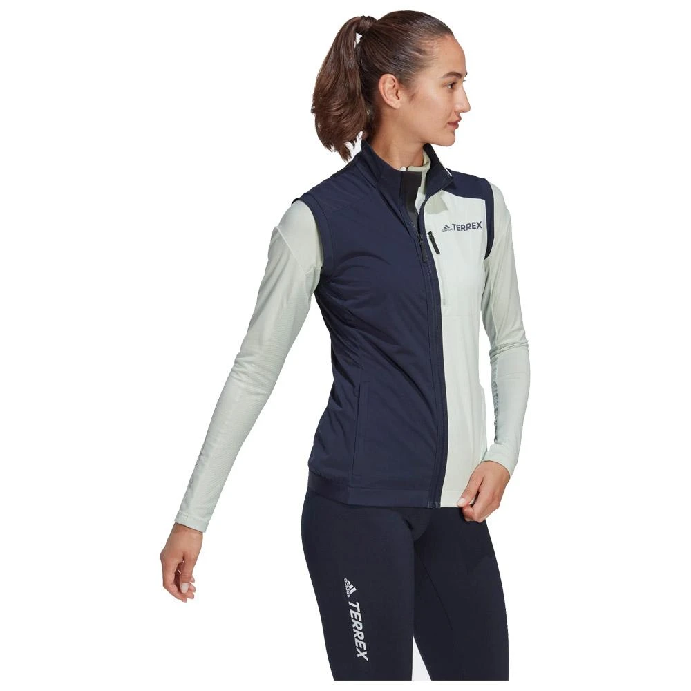 Sleeveless Jacket Adidas W Xpr Xc Vst Legend Ink Linen Green 5 Sleeveless Jacket Adidas W Xpr Xc Vst Legend Ink Linen Green - Image 3