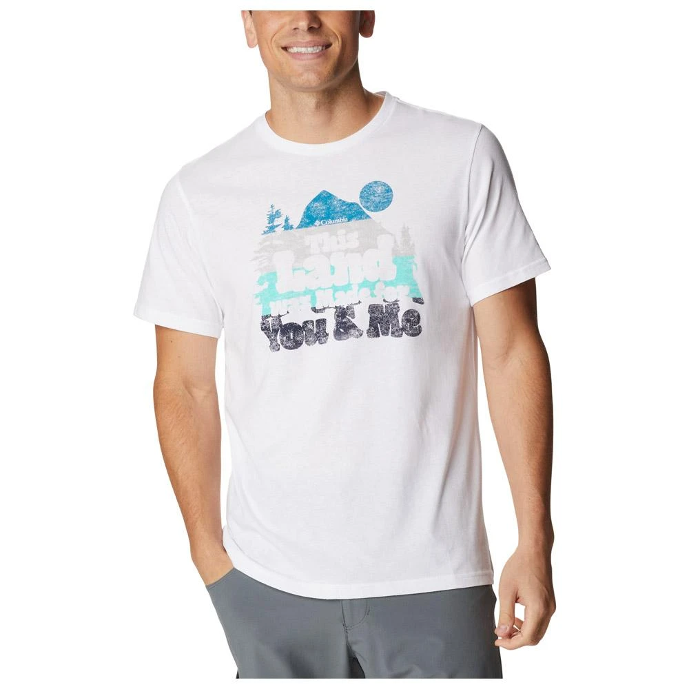 Tee-Shirt Columbia M's Alpine Way Graphic Tee White, Our Land Graphic 3 Tee-Shirt Columbia M's Alpine Way Graphic Tee White, Our Land Graphic
