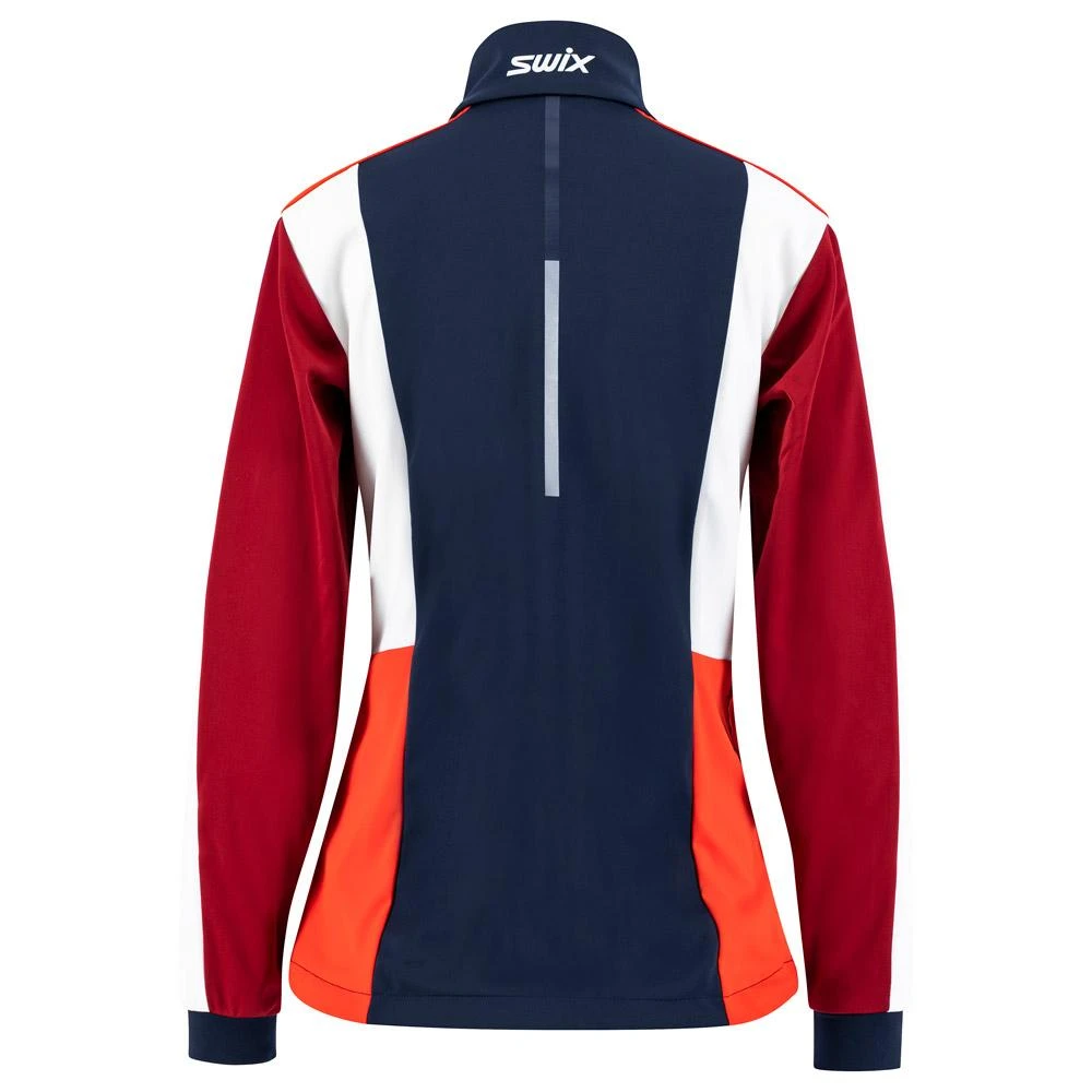 Nordic Jacket Swix Cross Jkt Wmn Dark Navy - Rhubarb Red 4 Nordic Jacket Swix Cross Jkt Wmn Dark Navy - Rhubarb Red - Image 2