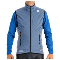Sleeveless Jacket Sportful Apex Vest Blue Sea