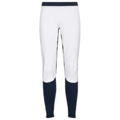 Nordic Trousers Odlo Langnes Pants Dark Sapphire White