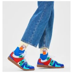 Socks Happy Socks Milk Sock Sock Bleu -Glis Shop 5aee8f0516d3b6cc1c1d3a86de9b9e9f43f616e1 H23HAPPACC2267147 902