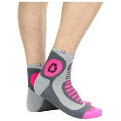 Socks La Chaussette De France Run Recycled Gris Rose Fluo -Glis Shop 628e22d01be336c64e1e169558023eea043d9584 H22CHFRCHA2207565 3