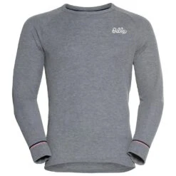 Technical Underwear Odlo Active Warm Originals Eco BL Top Crew Neck LS Odlo Steel Grey Melange