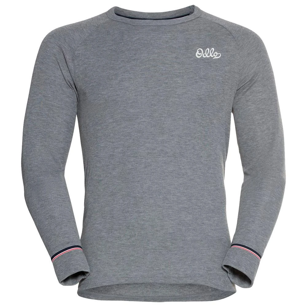 Technical Underwear Odlo Active Warm Originals Eco BL Top Crew Neck LS Odlo Steel Grey Melange 3 Technical Underwear Odlo Active Warm Originals Eco BL Top Crew Neck LS Odlo Steel Grey Melange