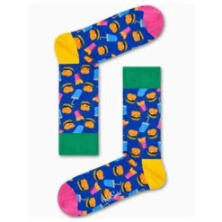Socks Happy Socks Hamburger Sock Bleu Marine