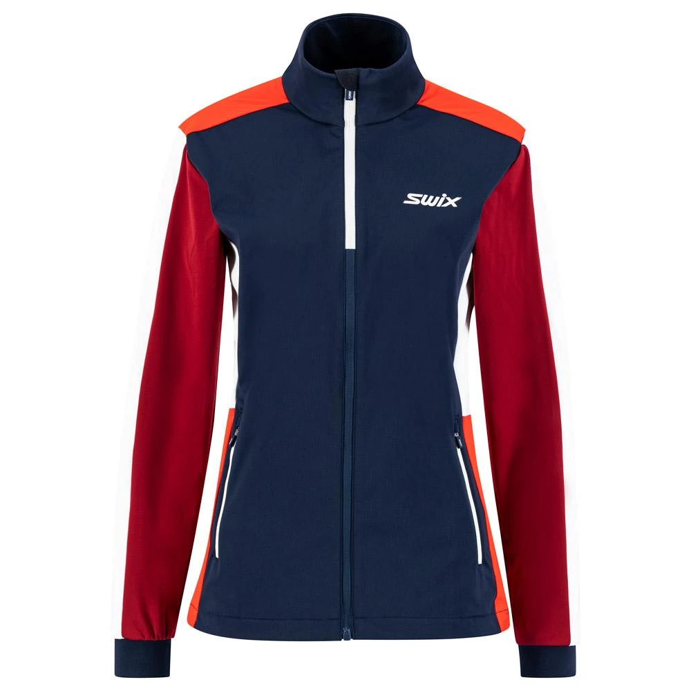 Nordic Jacket Swix Cross Jkt Wmn Dark Navy - Rhubarb Red 3 Nordic Jacket Swix Cross Jkt Wmn Dark Navy - Rhubarb Red