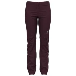 Nordic Trousers Odlo Engvik Wmn Pants Winetasting/Siesta