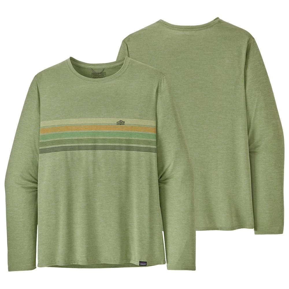 Tee-Shirt Patagonia M's L/S Capilene® Cool Daily Graphic Salva Green 5 Tee-Shirt Patagonia M's L/S Capilene® Cool Daily Graphic Salva Green - Image 3