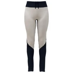 Nordic Trousers Odlo Langnes Wmn Pants Dark Sapphire White